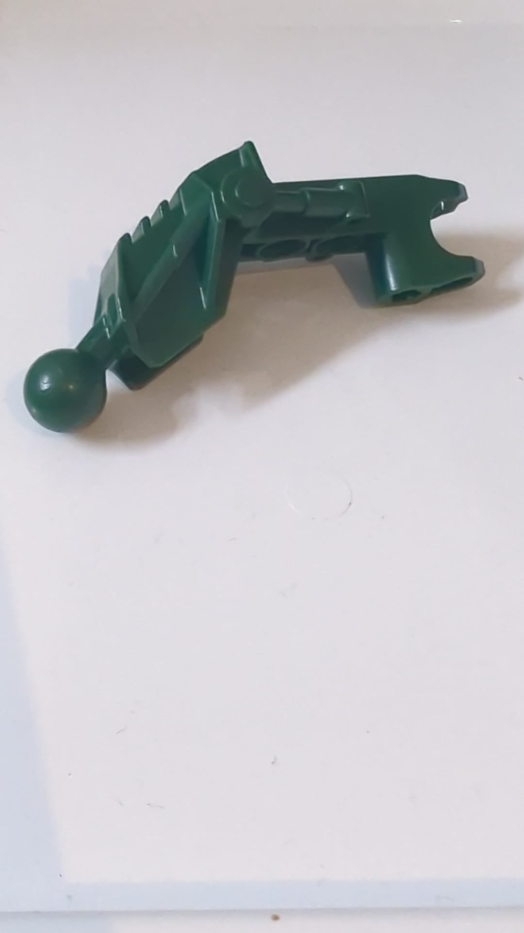 Bionicle Av-Matoran Beinsegment mit Kugelgelenk und Kugelpfanne dunkelgrün