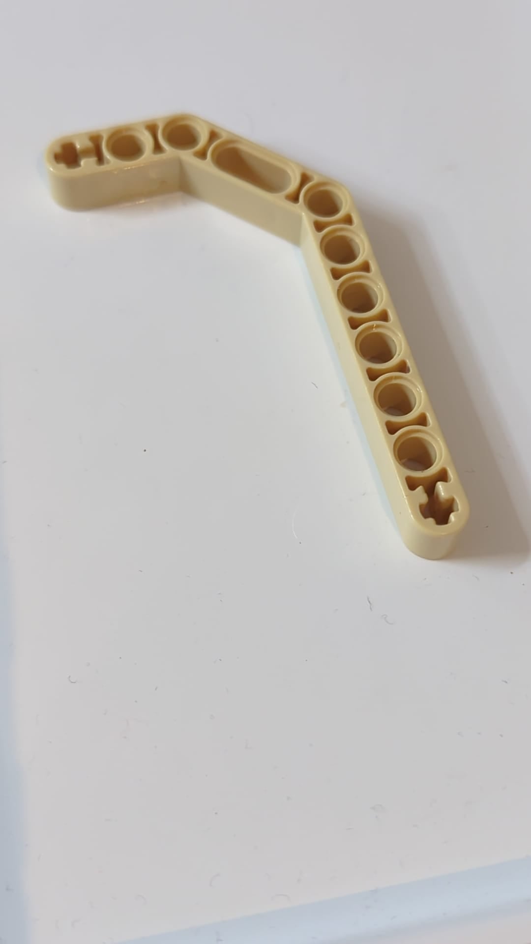 1x11,5 Technic, Liftarm, Modifiziert Gebogen Dick beige tan