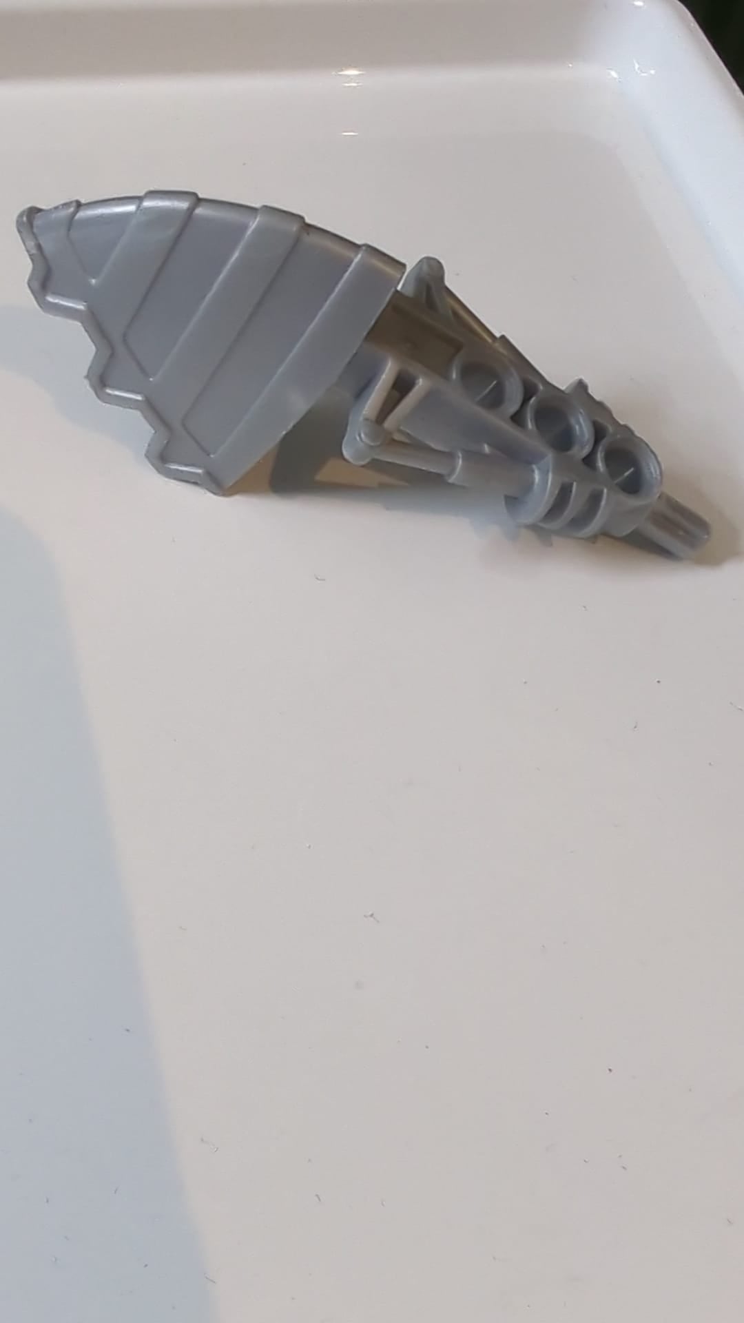 Bionicle-Waffe: Erdschock-Bohrklaue pearl hellgrau