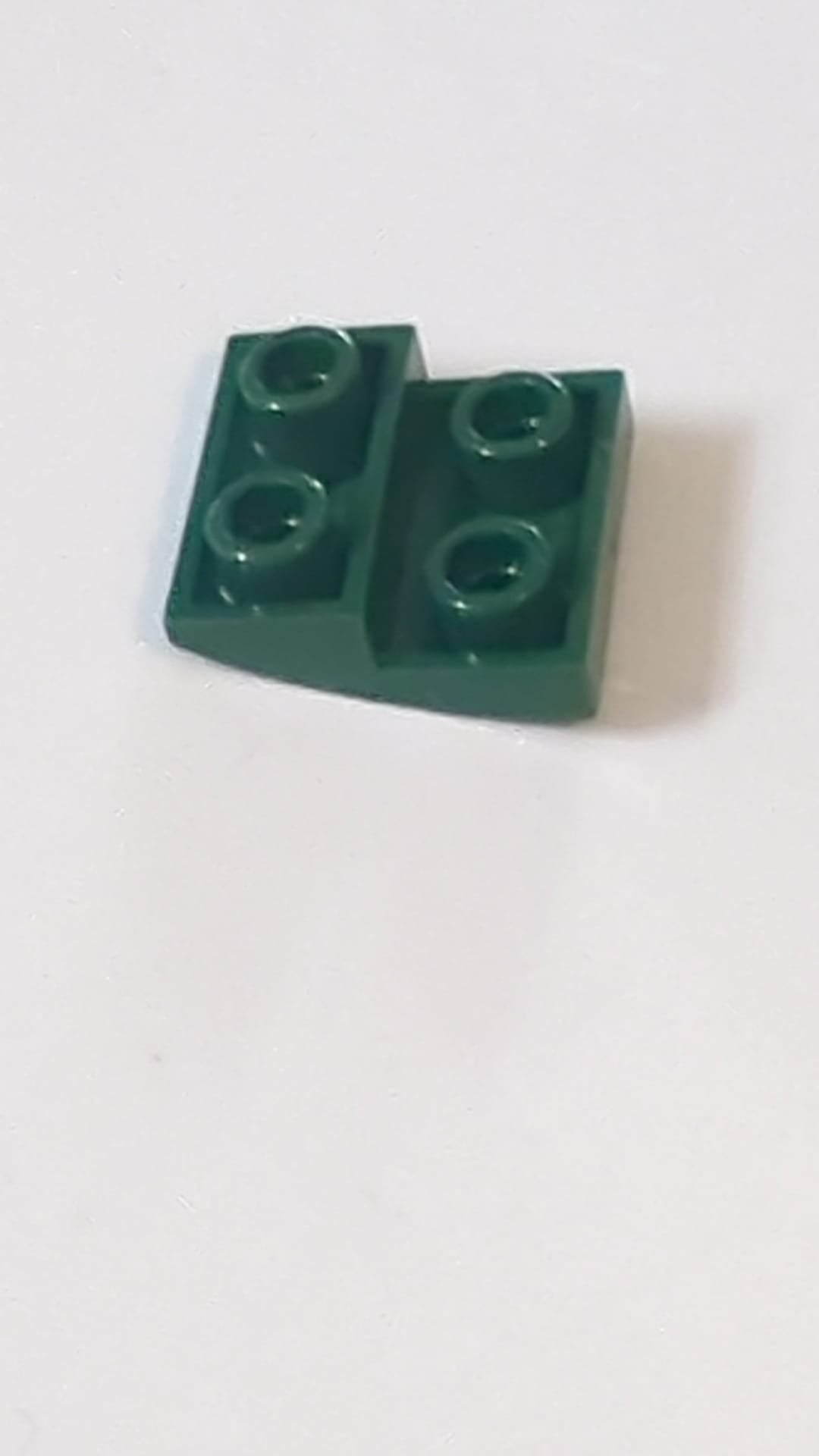 2x2x2/3 Bogenstein invertiert dunkelgrün