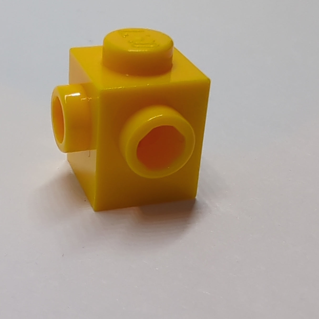 1x1 modifizierter Stein mit 2 Noppen, nebeneinander Adjacent hellorange bright light orange