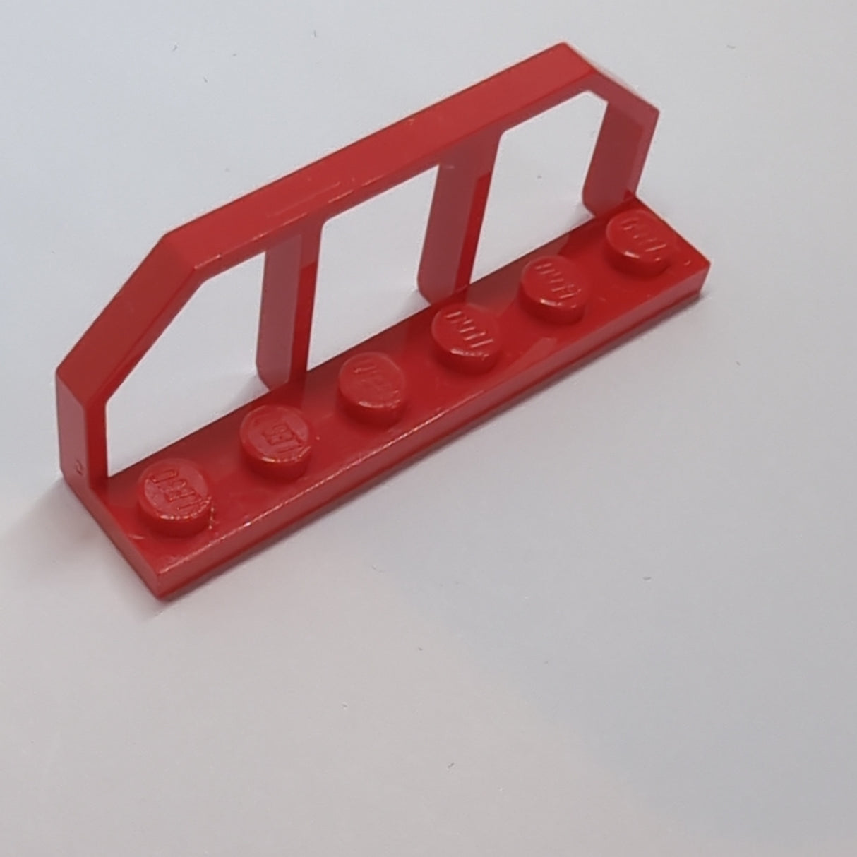 1x6 Zug Waggon Ende/Handlauf rot red