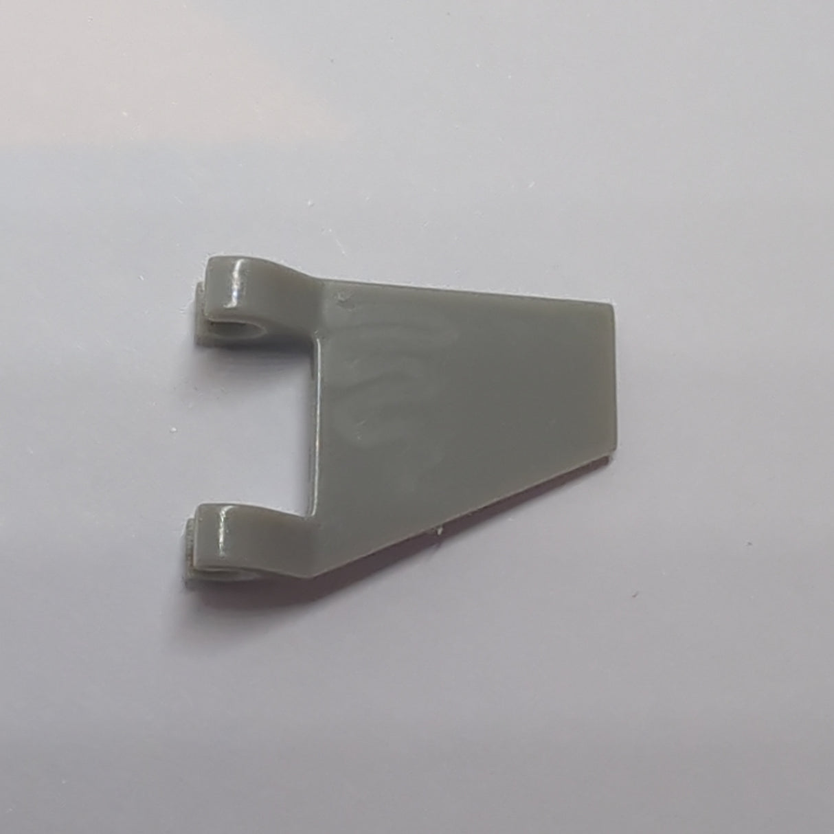 2x2 Fahne Flagge Banner Trapez mit 2 Clips neuhellgrau light bluish gray