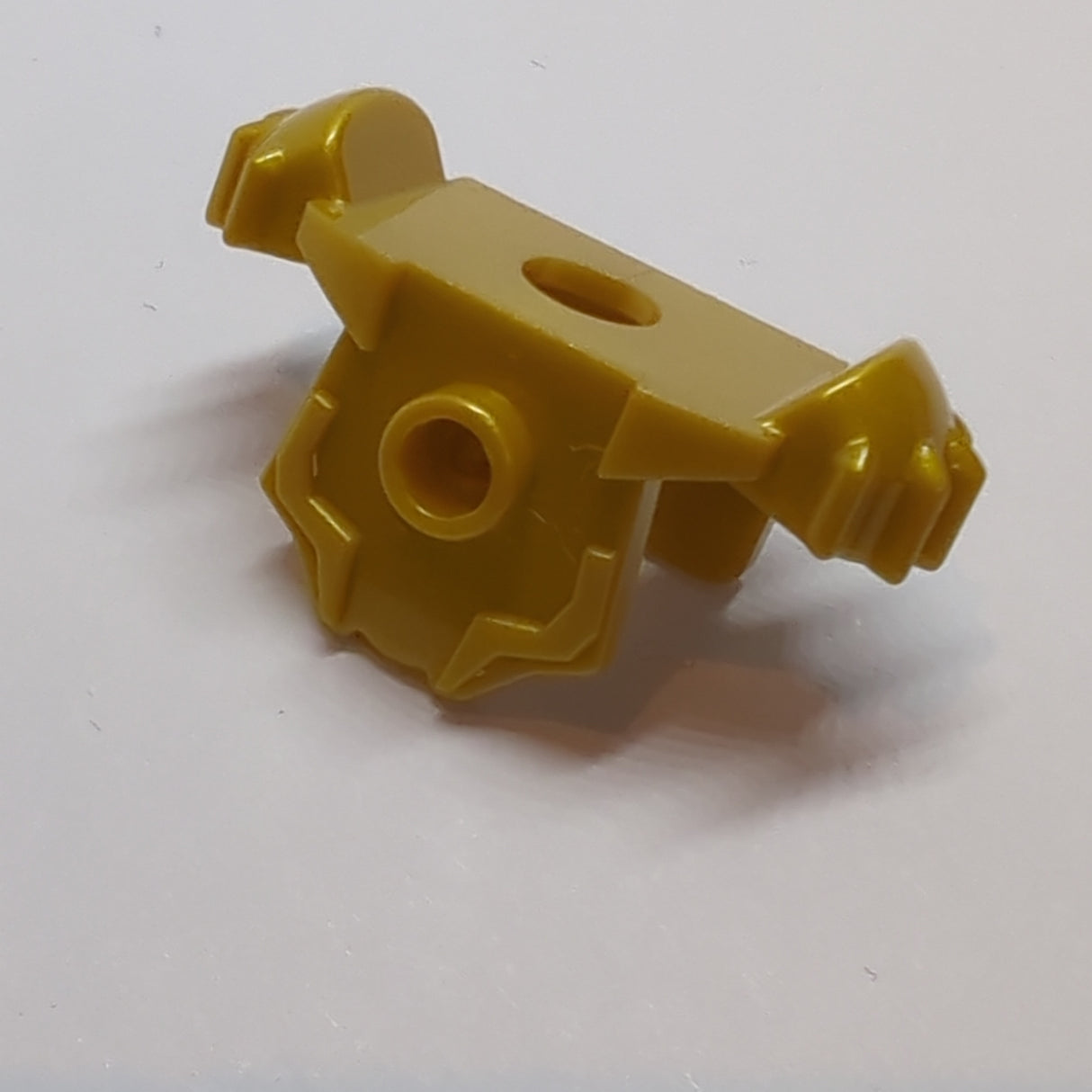 Utensil Minifigur Rüstung Schulterpolster gestachelt Ninjago Front Noppe und zwei Back Noppen pearlgold pearl gold