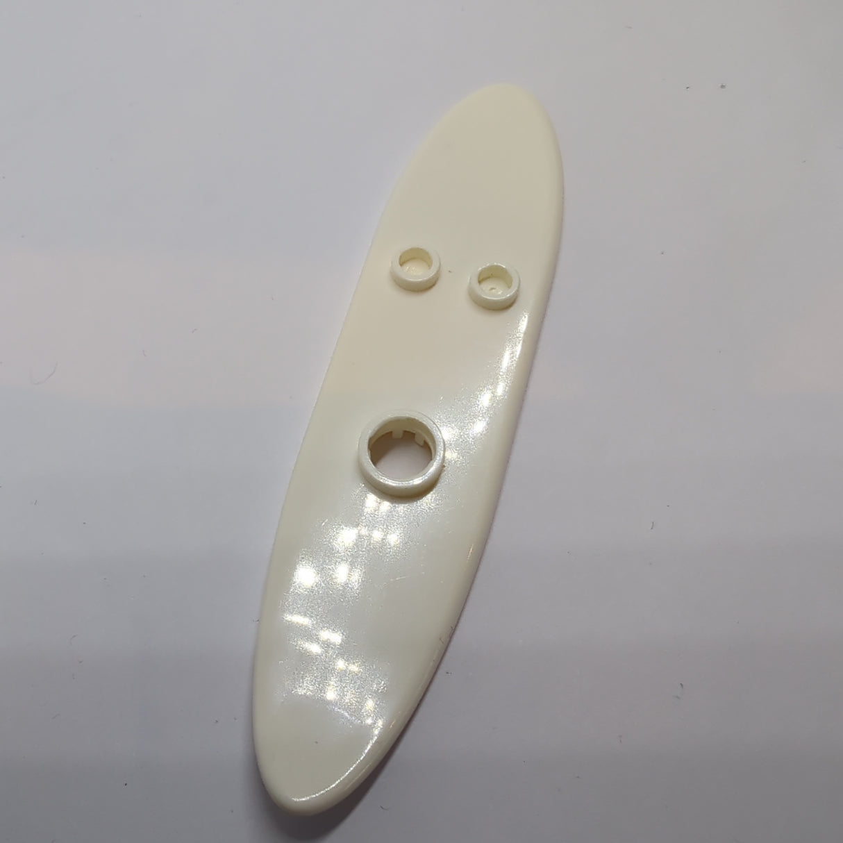 Surfbrett für Minifigur lang weiß white