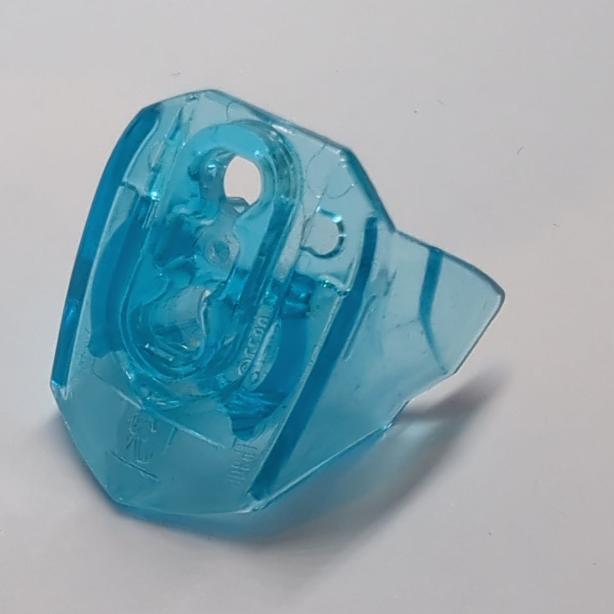 Hero Factory Panzer mit Kugelgelenkpfanne - Grösse 3 transparent hellblau trans light blue