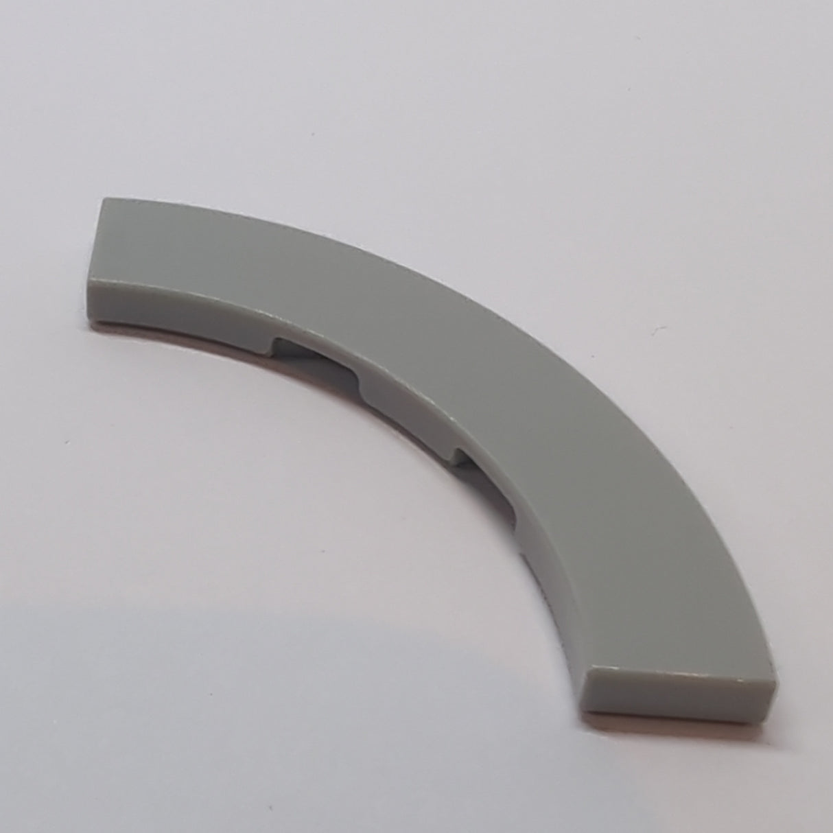 NEU Fliese, runde Kurve 4 x 4 Macaroni breit neuhellgrau