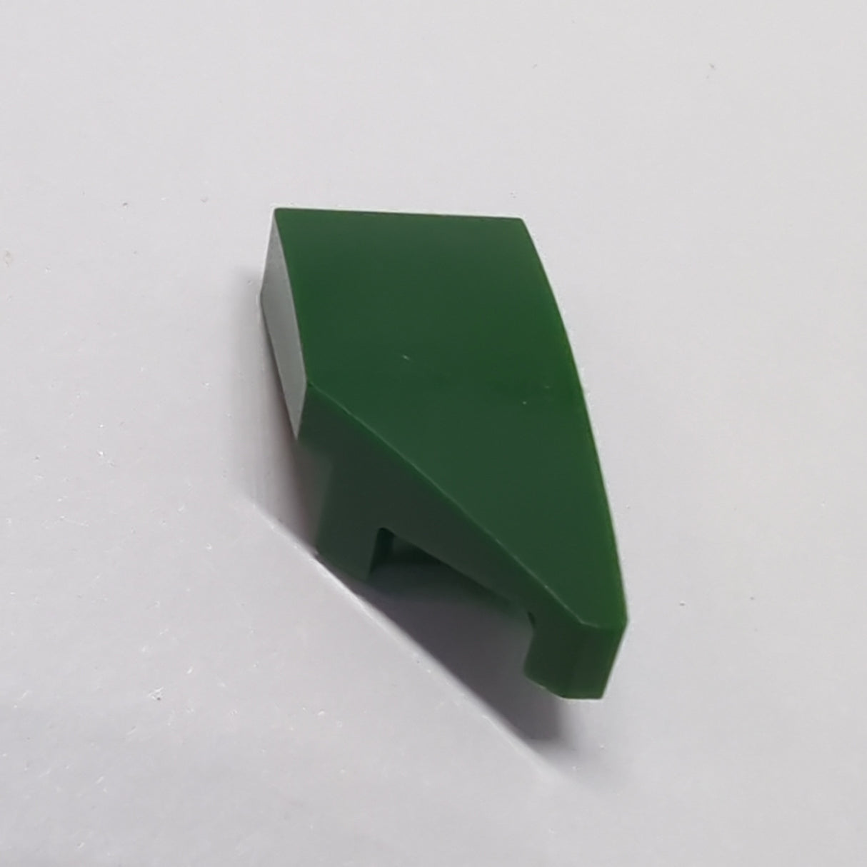 NEU Fliese gebogen Keil 2x1x2/3 Rechts dunkelgrün