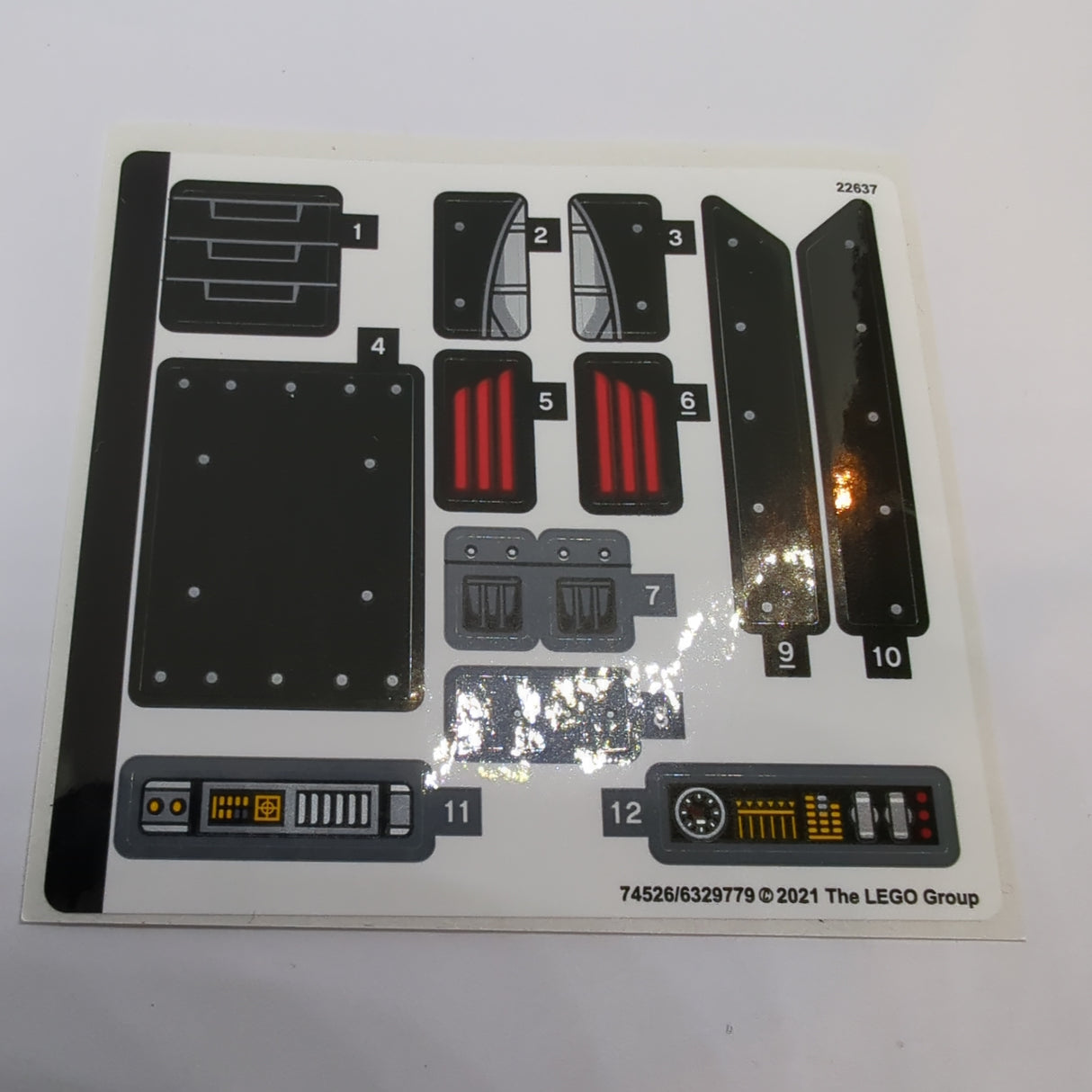 NEU Sticker Sheet for Set 76181 (74526/6329779)