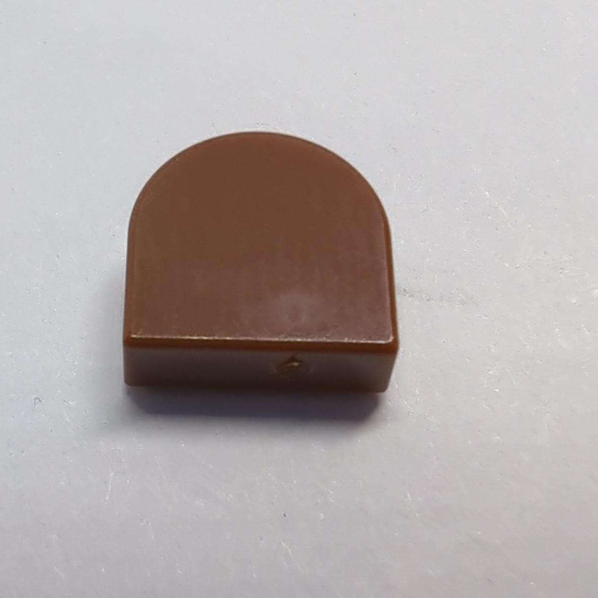 NEU Fliese, Rund 1 x 1 Halbkreis verlängert neubraun