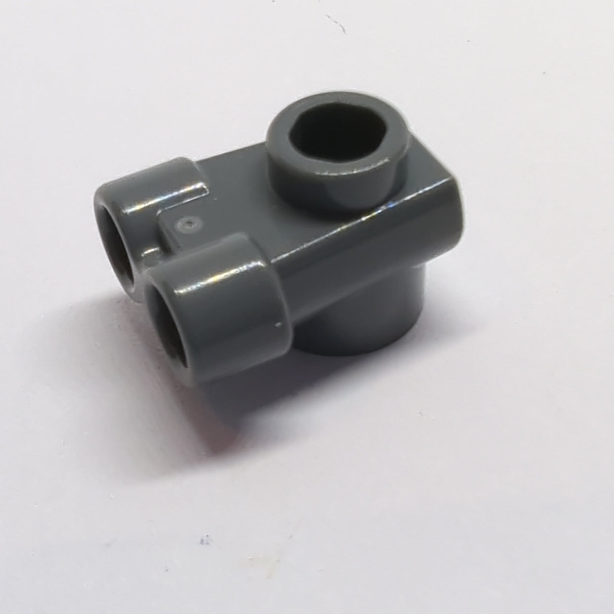 NEU Platte, Rund 1 x 1 mit Fernglas (Roboter / Droidenkopf) neudunkelgrau