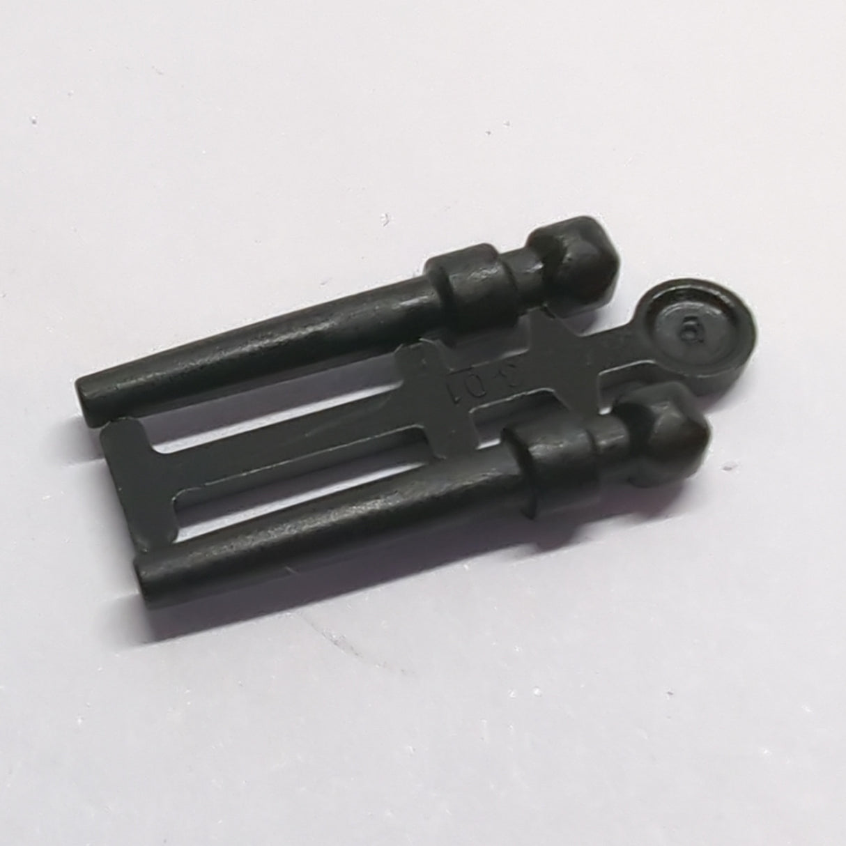 NEU Minifigur, Utensil Zauberstab, 2 auf der Spritzgussform schwarz