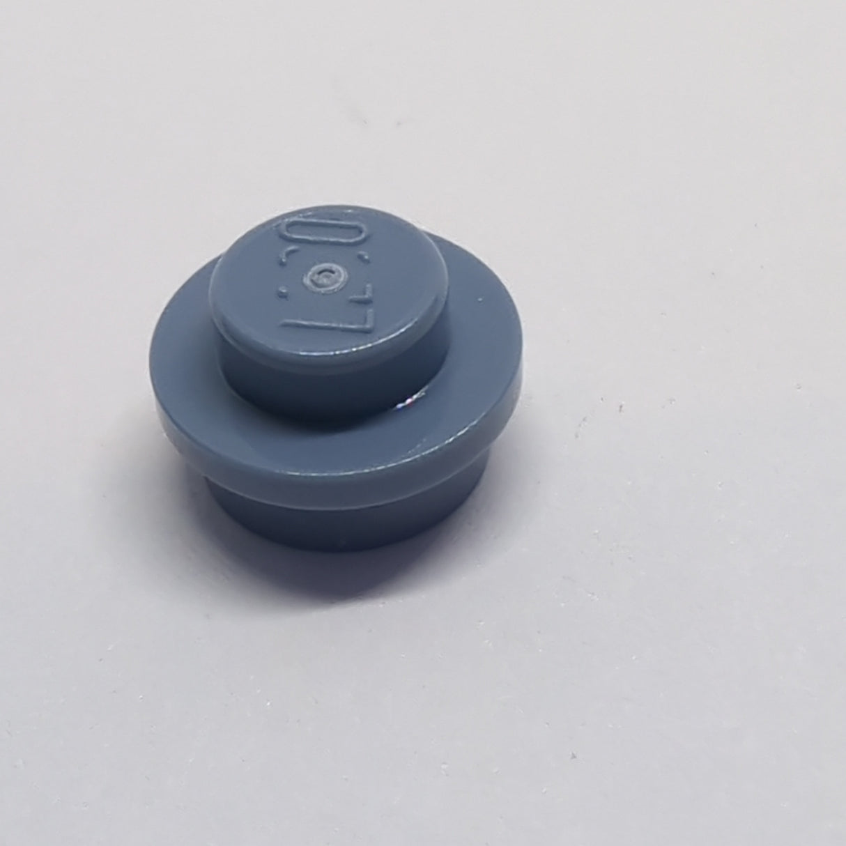 NEU Platte, Rund 1 x 1 sandblau