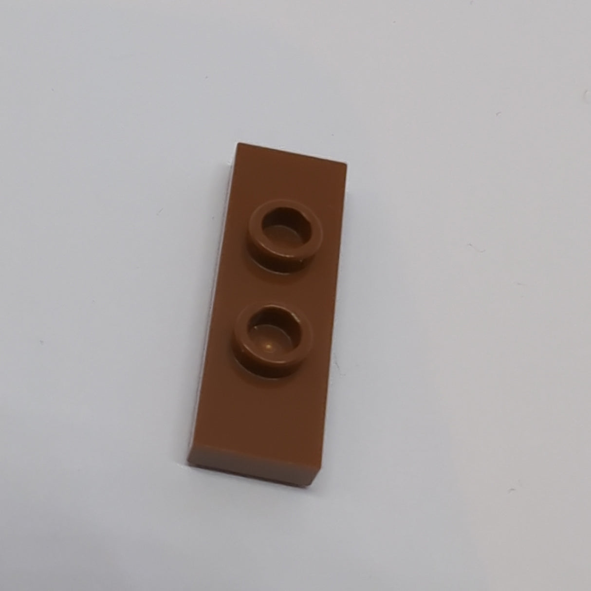 NEU Platte, Modifiziert 1 x 3 mit 2 Noppen (Doppel-Jumper) neubraun