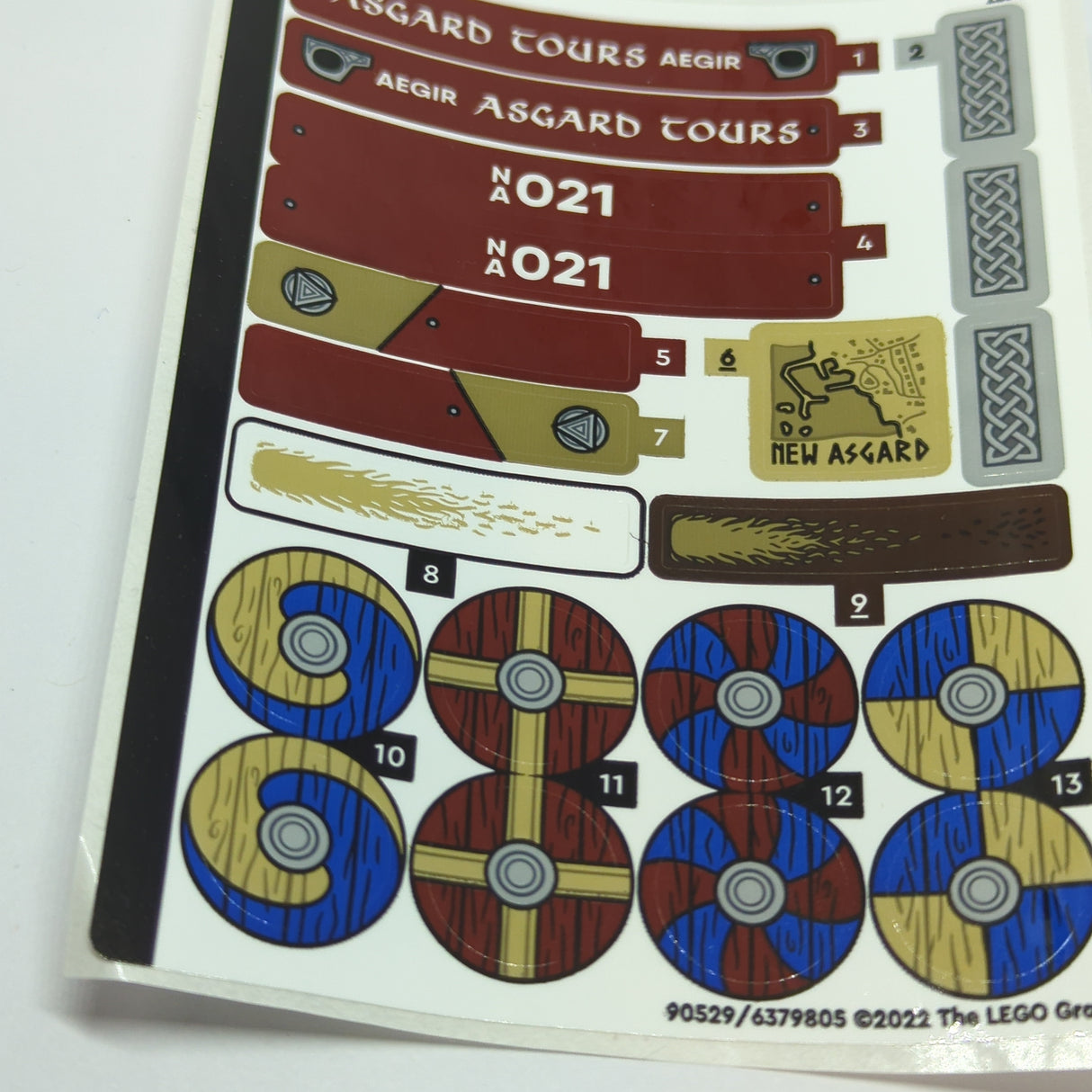 NEU Sticker Sheet for Set 76208 - (90529/6379805)