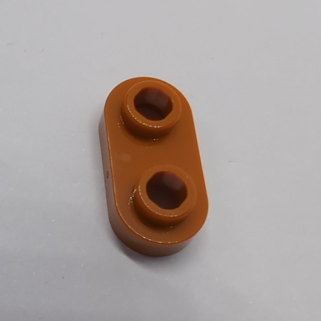 NEU Platte, rund 1 x 2 mit offenen Noppen dunkelorange