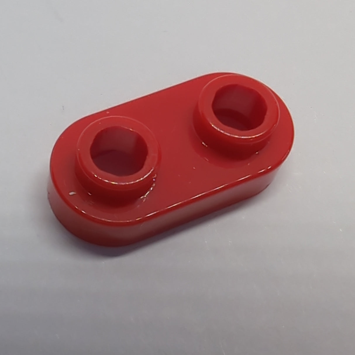 NEU Platte, rund 1 x 2 mit offenen Noppen rot