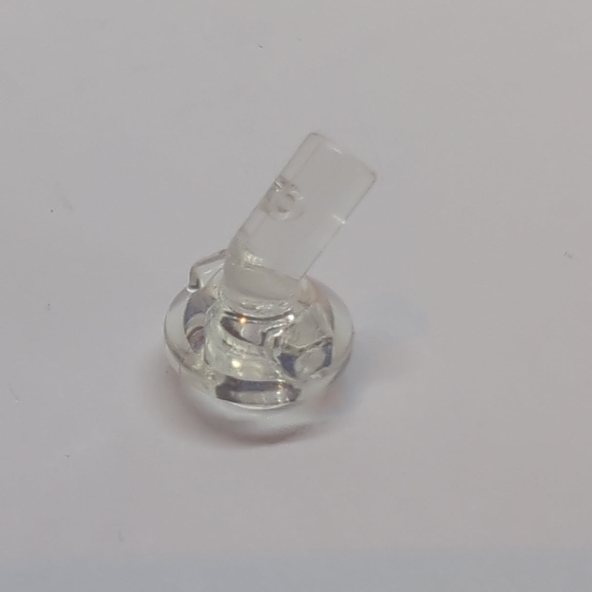 NEU Bar 1L with Angled Hollow Stud transparent weiss trans-clear