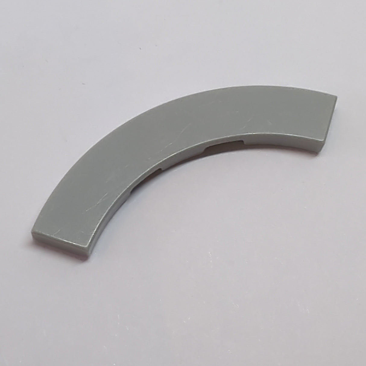 4x4 Fliese modifiziert Macaroni, Kurve breit neuhellgrau light bluish gray