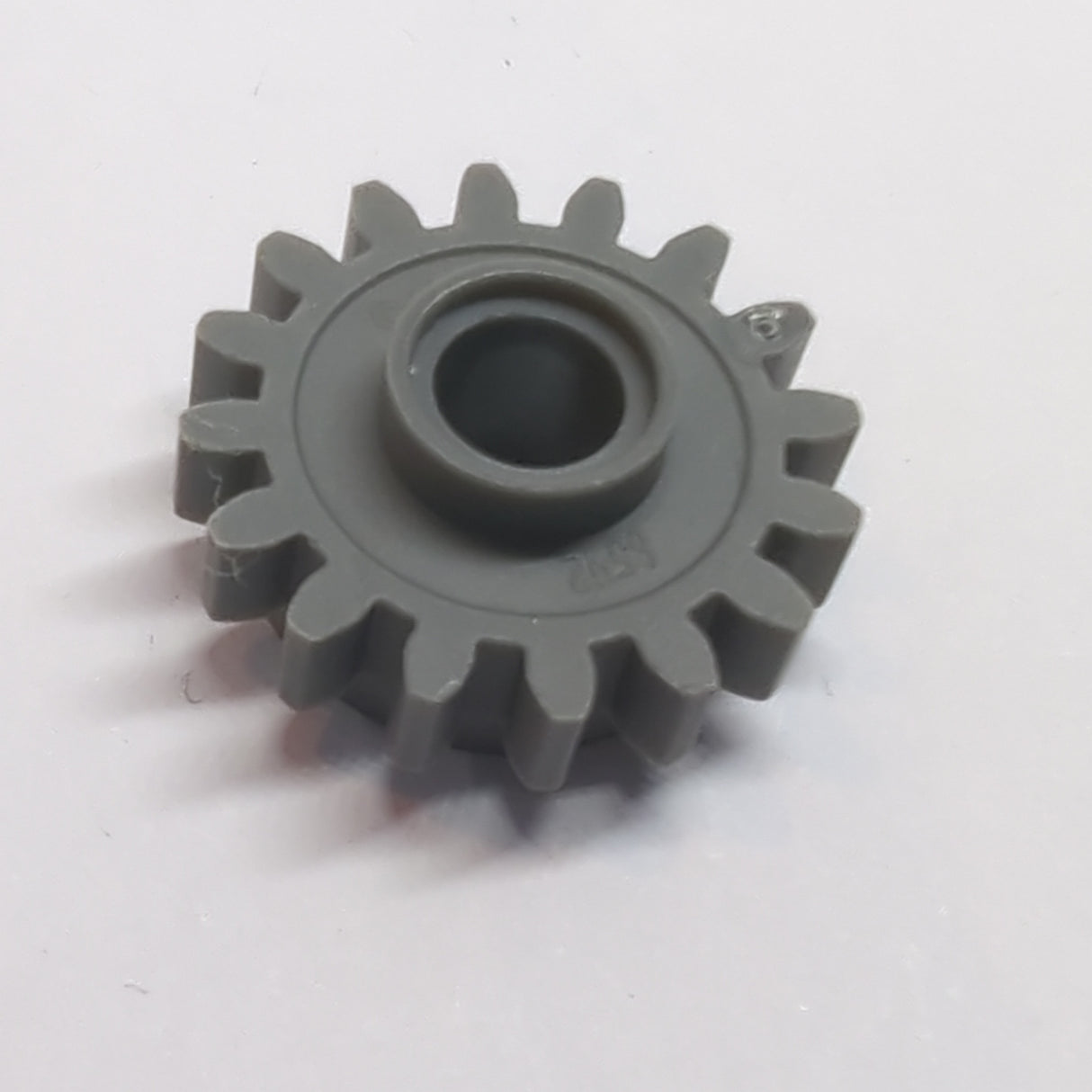 Technik Zahnrad Z16 mit 16 Zähnen, glatt neudunkelgrau light bluish gray