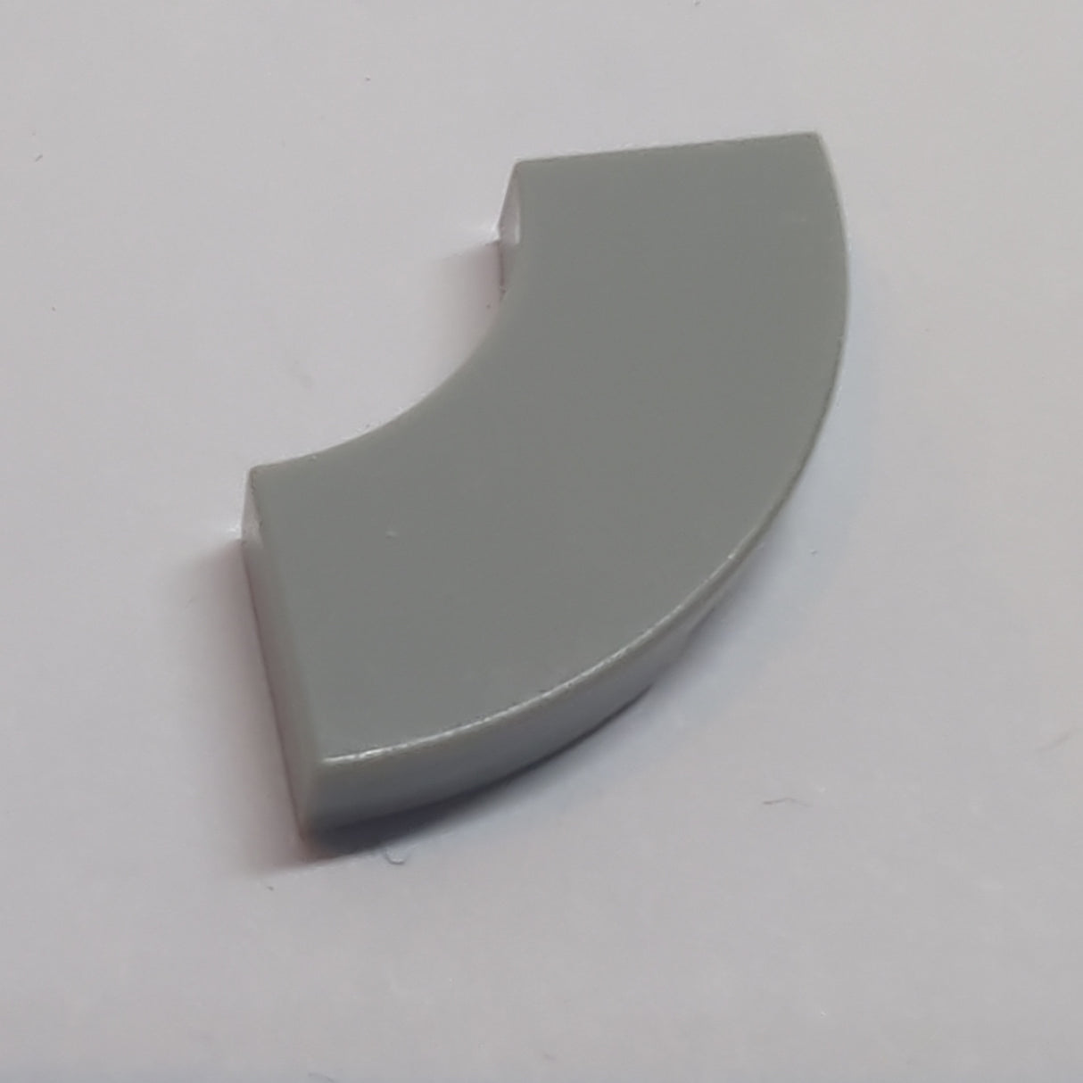 2x2 Fliese modifiziert Macaroni, Kurve neuhellgrau light bluish gray