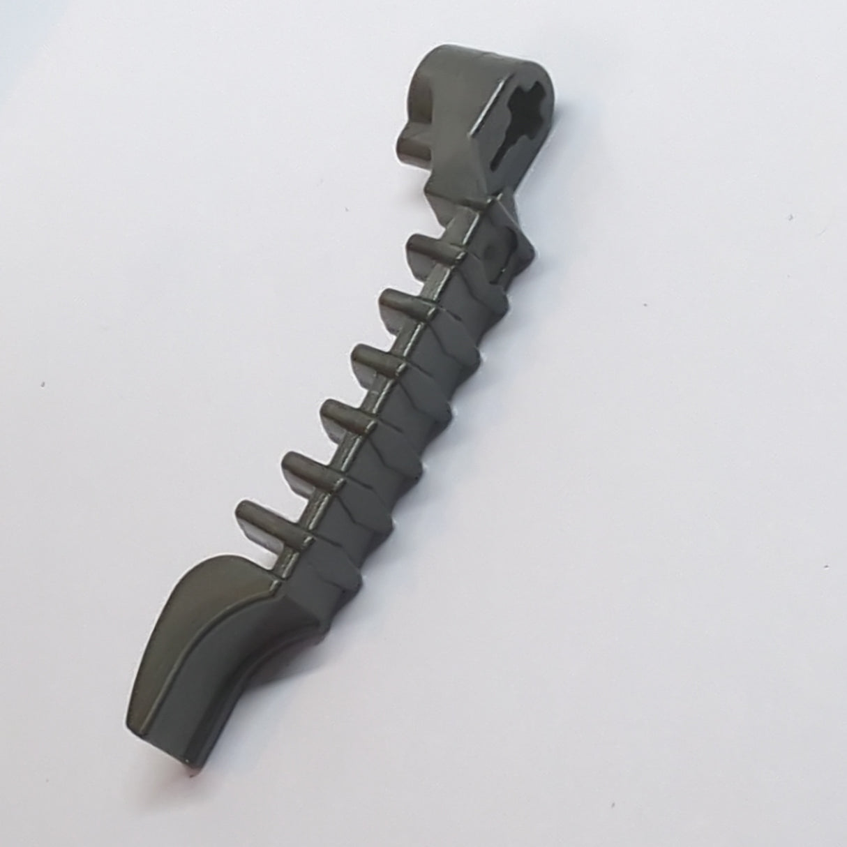 1x7 Hero Factory Waffe Abschußgerät, Zamor Sphere Launcher - Unterhälfte mit Achsloch titan pearl dark gray