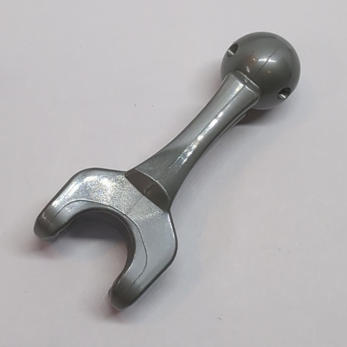Bionicle Arm / Bein Sektion Skelettförmig pearlsilber Flat silver