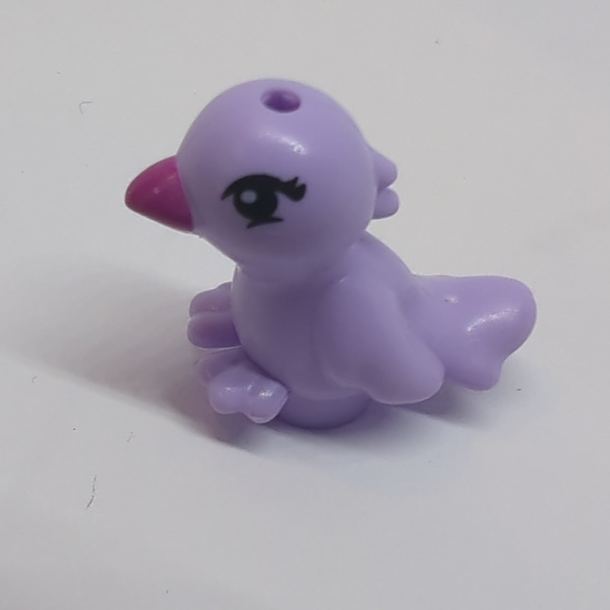 Bird, Friends / Elves with Magenta Beak and Black Eyes Pattern (Violet) helllavendel lavender