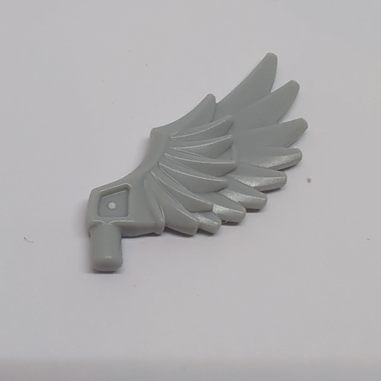 Flügel Schwinge Engel mit Federn neuhellgrau light bluish gray