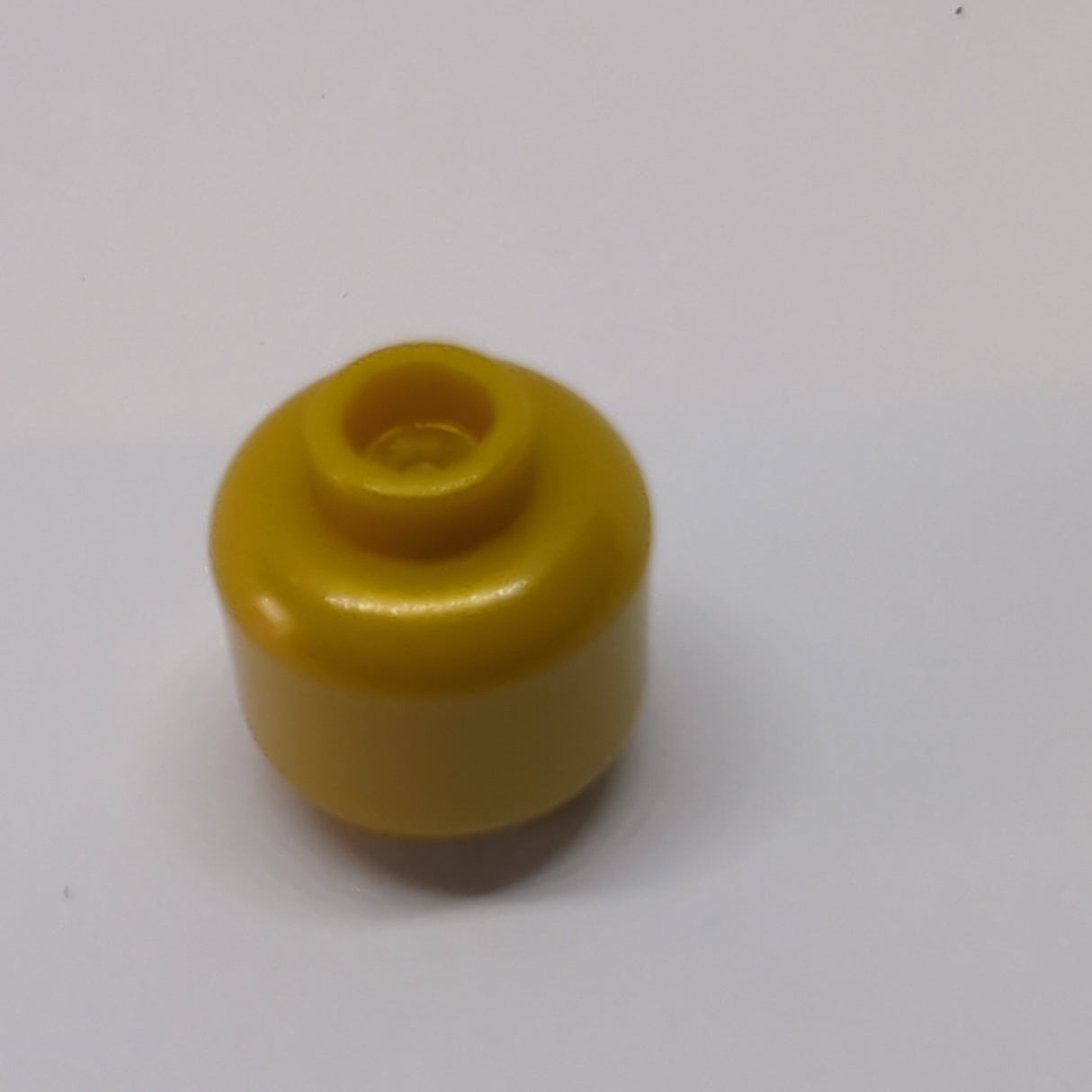 NEU Minifigur, Kopf (Plain) pearlgold