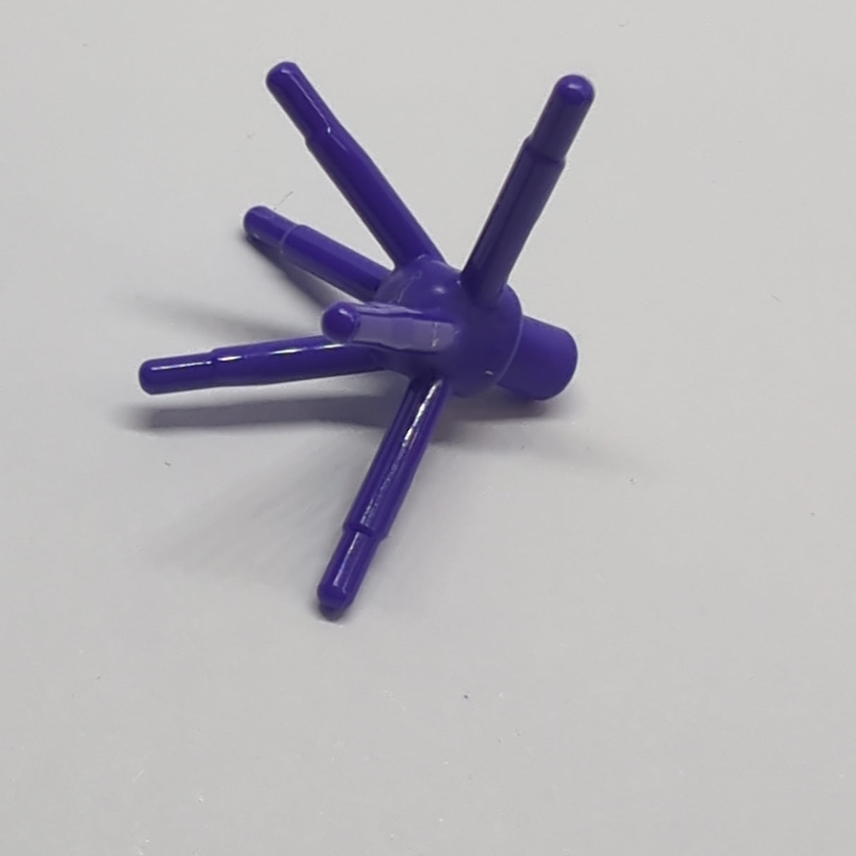 NEU Pflanze Blumenstiel mit Stab und 6 Stielen lila