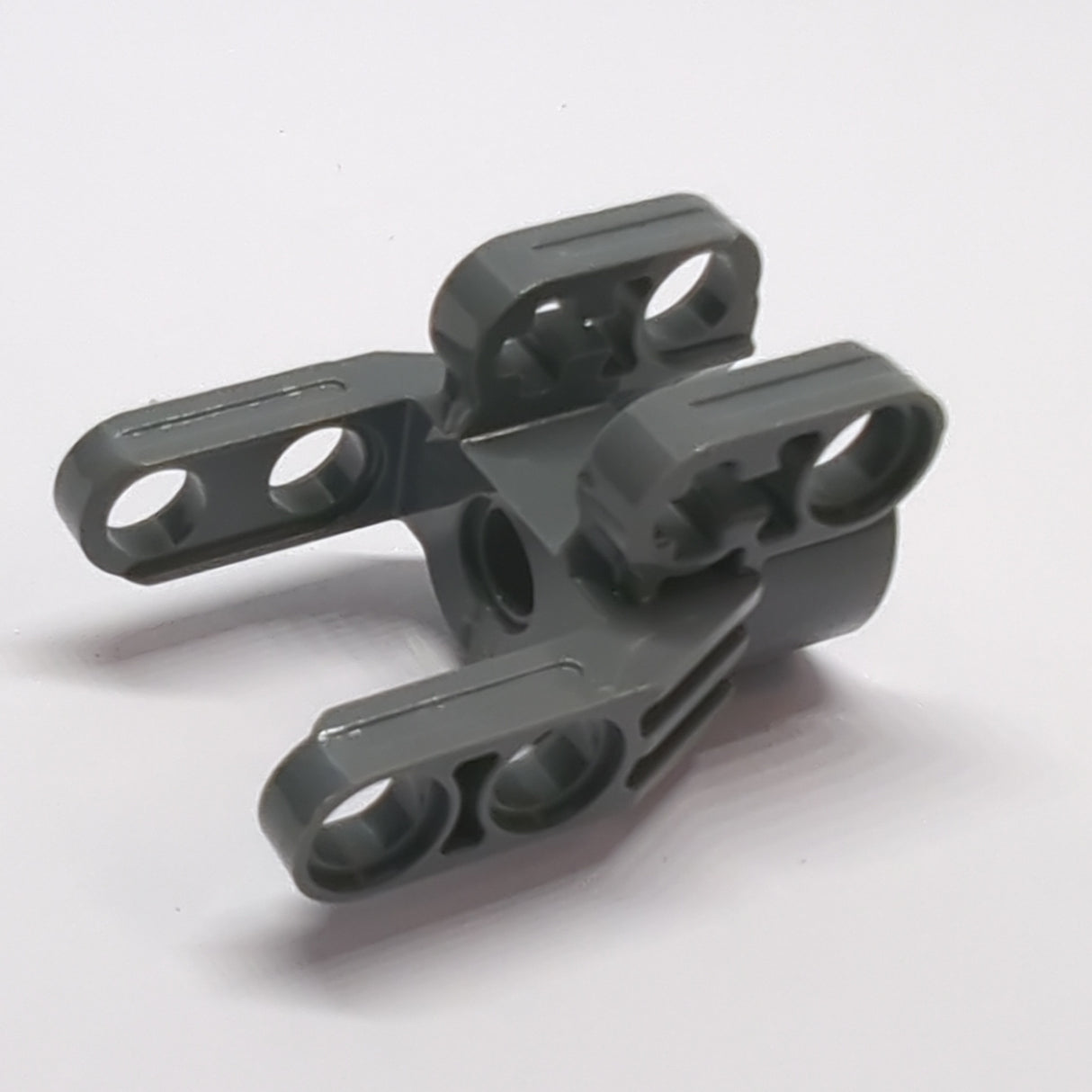 NEU Technic, Axle and Pin Connector Block 4 x 3 x 2 1/2 (Linear Actuator Holder) neudunkelgrau dark bluish gray