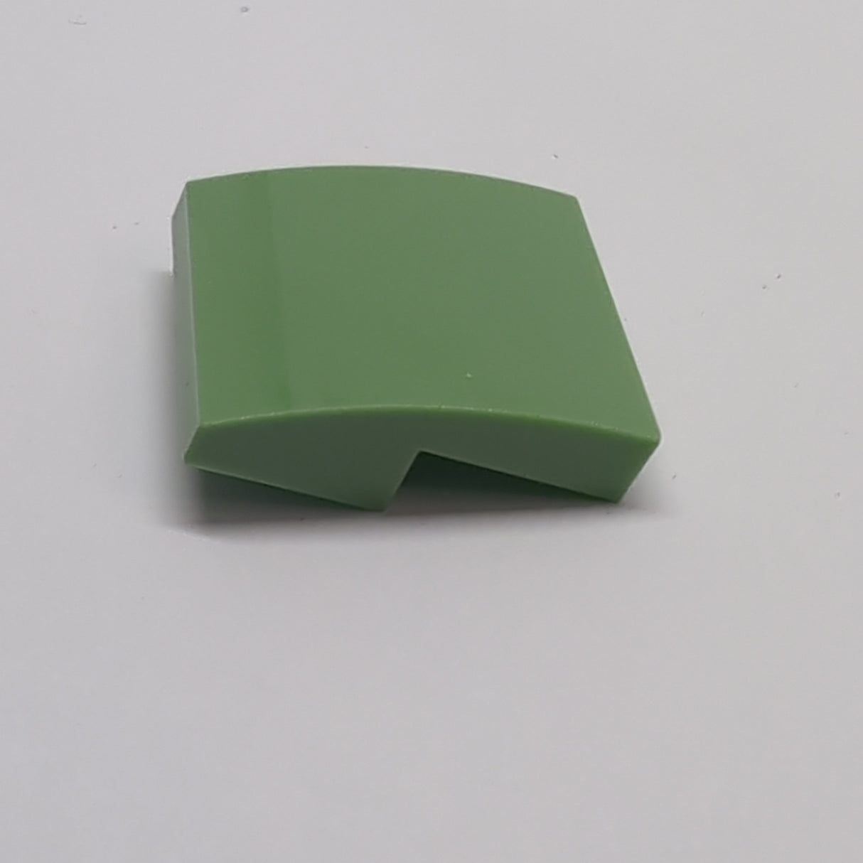 NEU Halbbogenstein flach 2 x 2 x 2/3 sandgrün