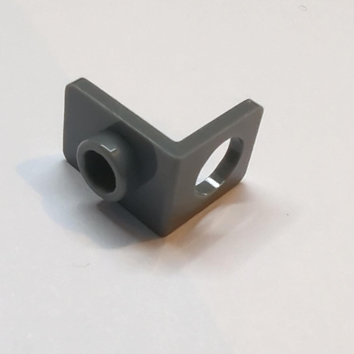 1x1 Nacken - Halterung Bracket dünne Wand neudunkelgrau dark bluish gray