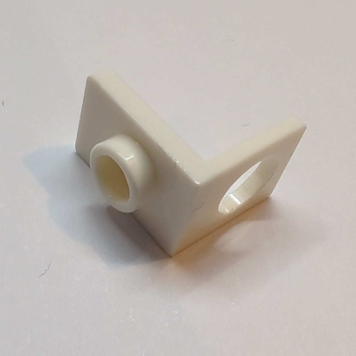 1x1 Nacken - Halterung Bracket dünne Wand weiss white