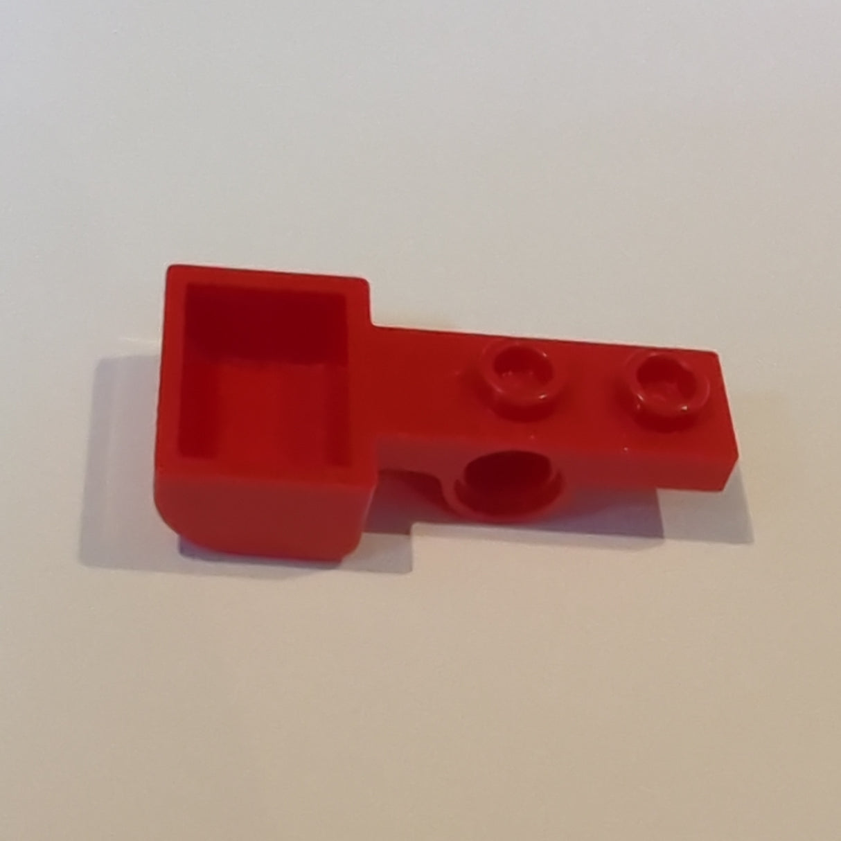 1x4 Katapult Baggerschaufel klein mit Pin Loch, Greifer rot red