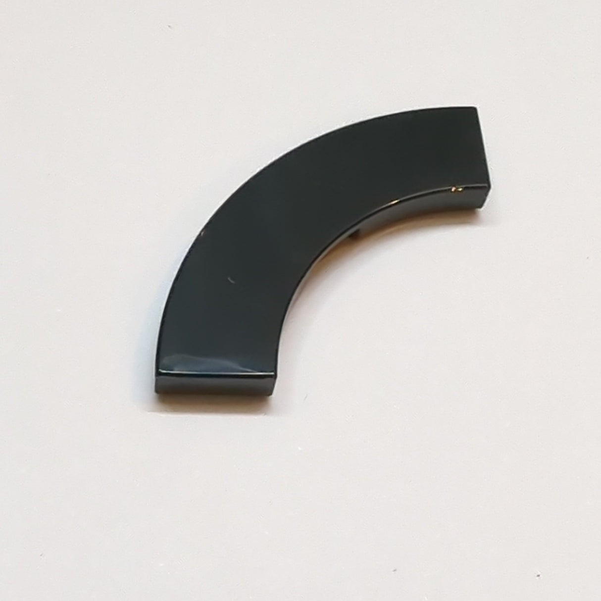 NEU Fliese rund, Ecke 3 x 3 Macaroni schwarz