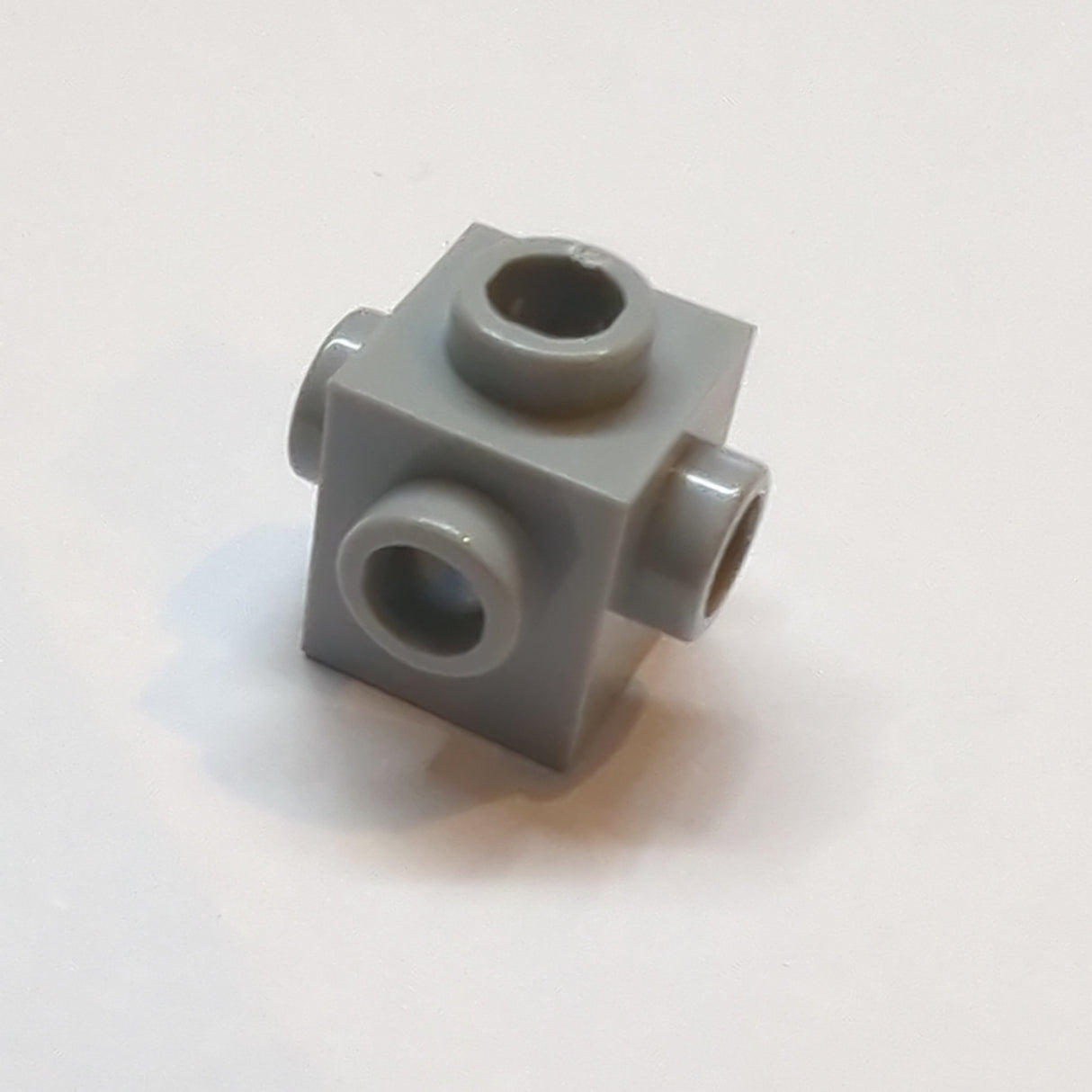 NEU Stein, modifiziert 1 x 1 mit Nieten an 4 Seiten neuhellgrau