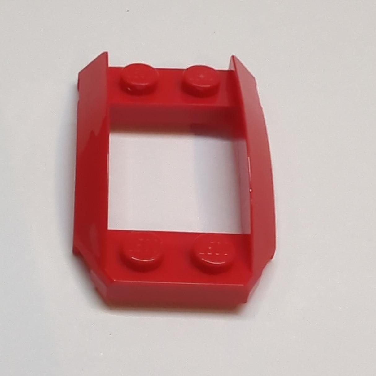 NEU Kotflügel 4 x 3 offen mit Ausschnitt und 4 Noppen rot