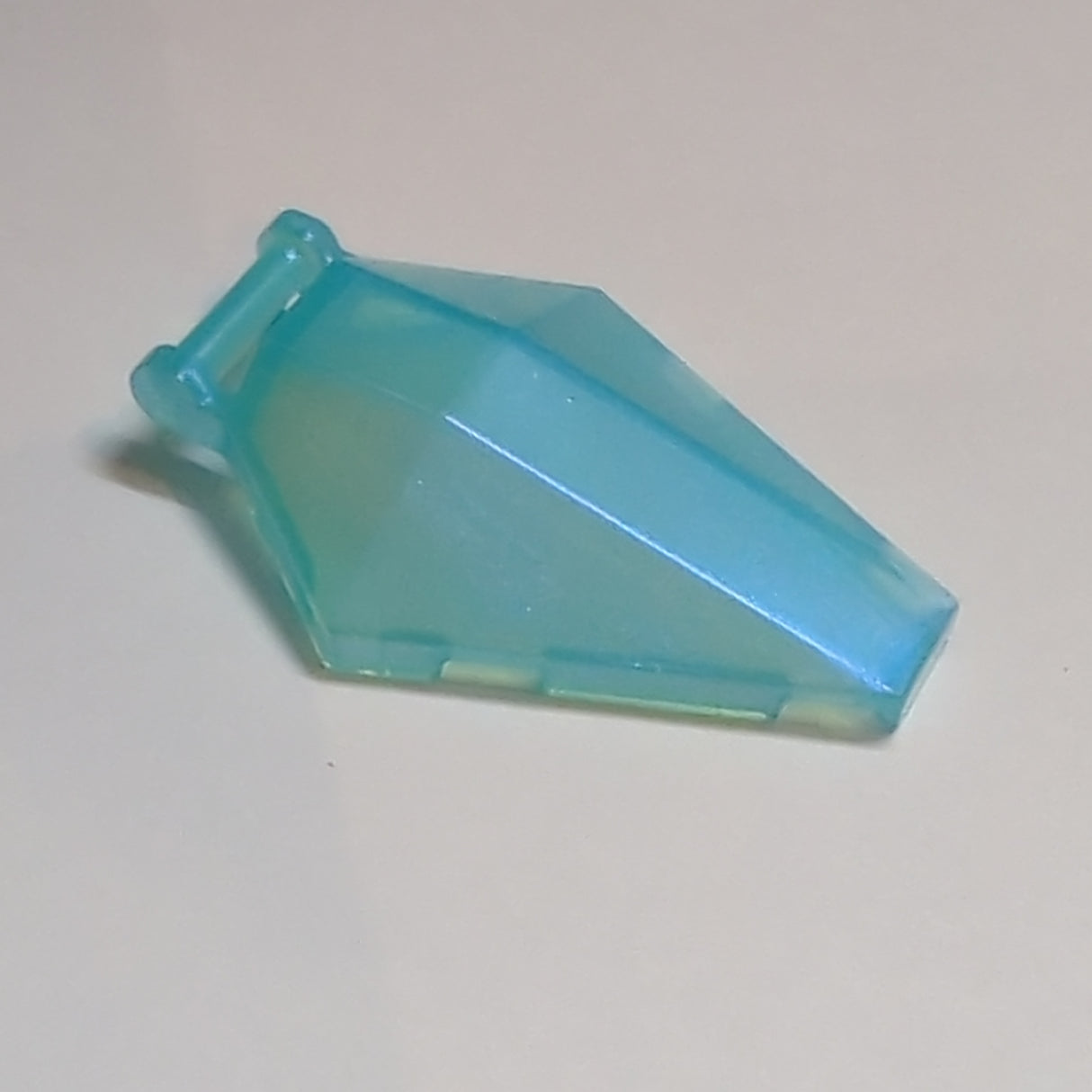 NEU Windschutzscheibe 6 x 4 x 1 Sechseckig mit Stangengriff satin trans-light blue