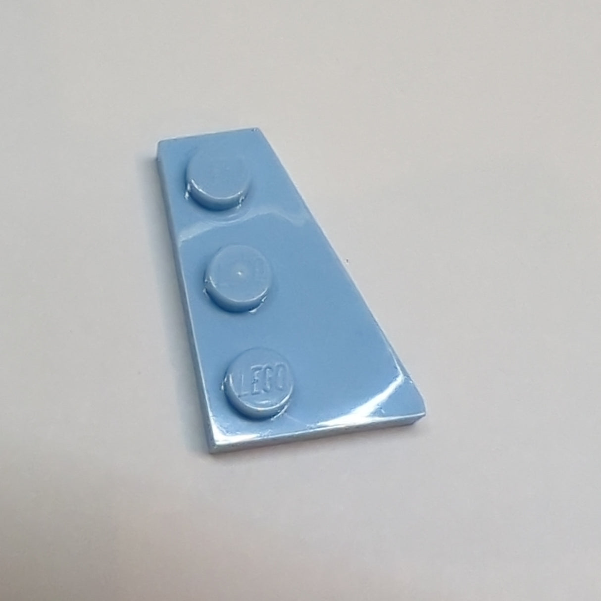 NEU Keilplatte 3 x 2 rechts hellblau