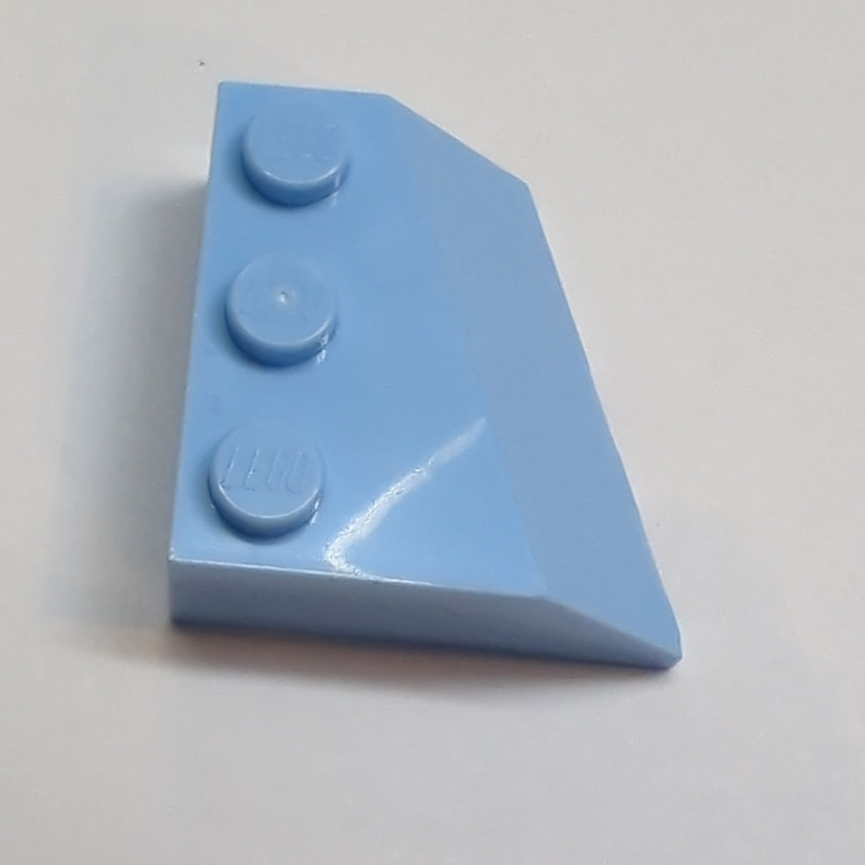 NEU Keilstein 3 x 3 gebogen rechts hellblau