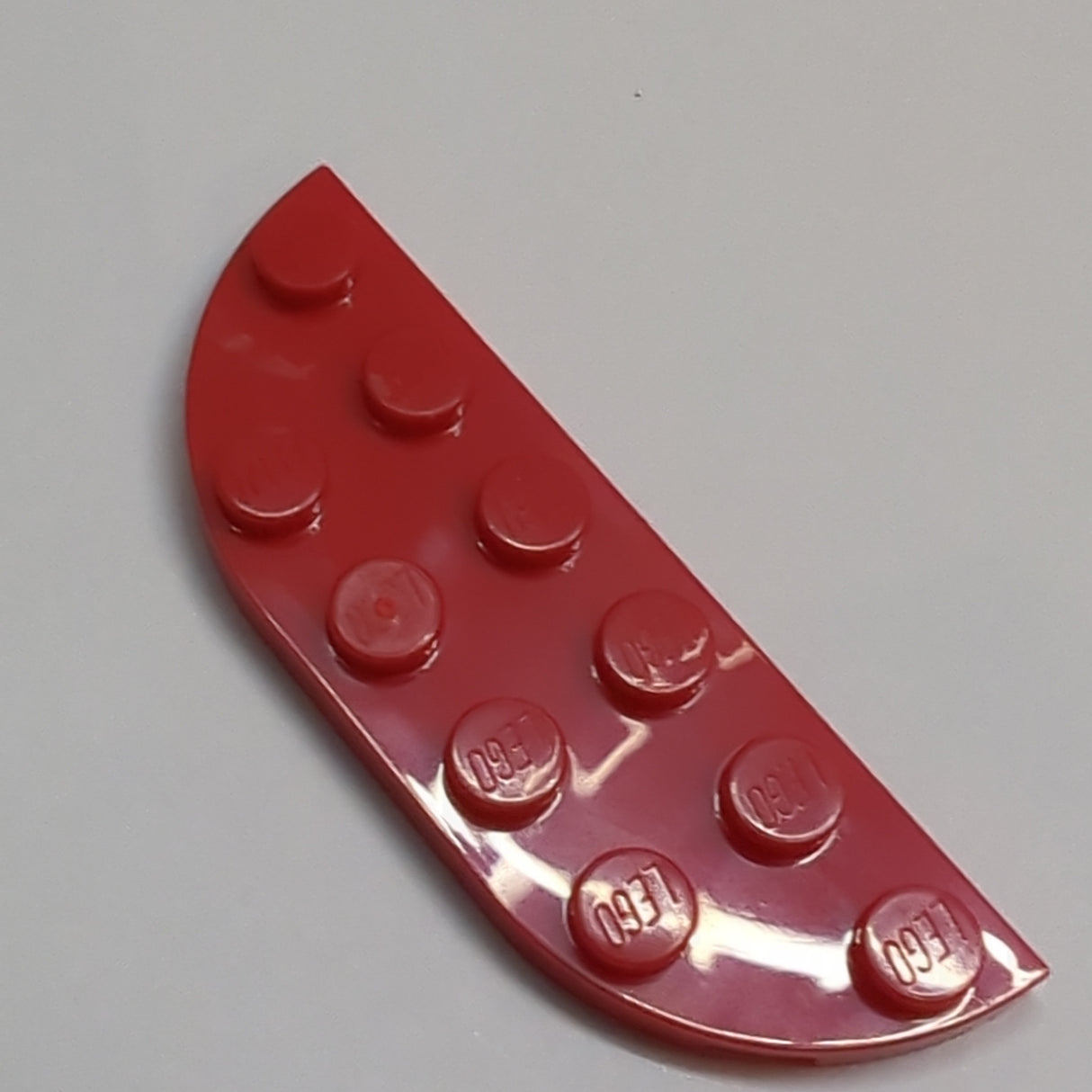 NEU Platte, abgerundet 2 x 6 doppelt rot