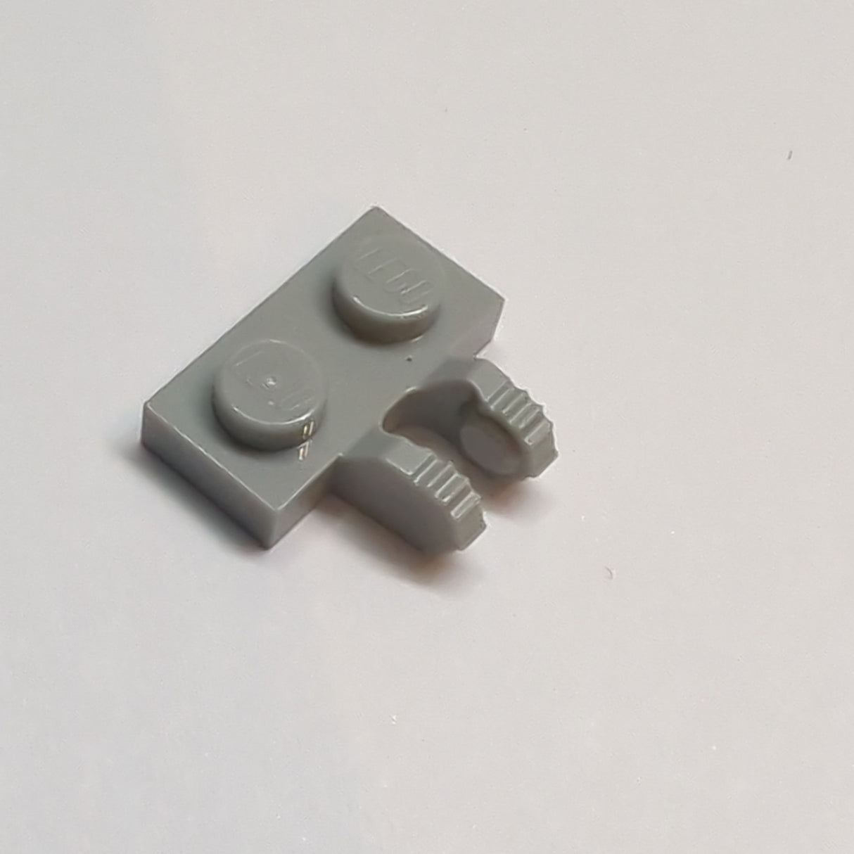 NEU Scharnierplatte 1 x 2 mit 2 Fingern auf der Seite neuhellgrau