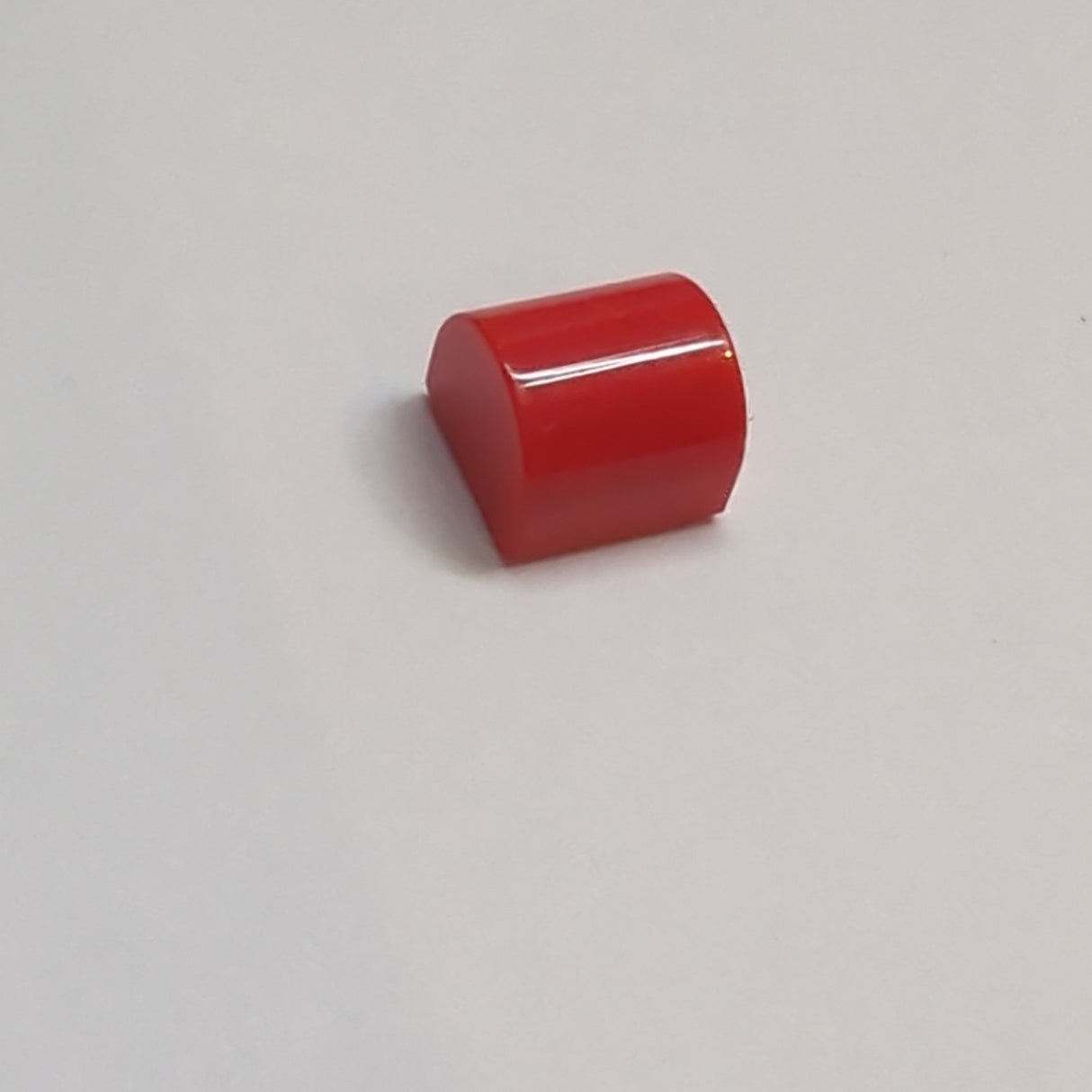 NEU 1 x 1 x 2/3 modifizierter Stein doppelt gebogen rot