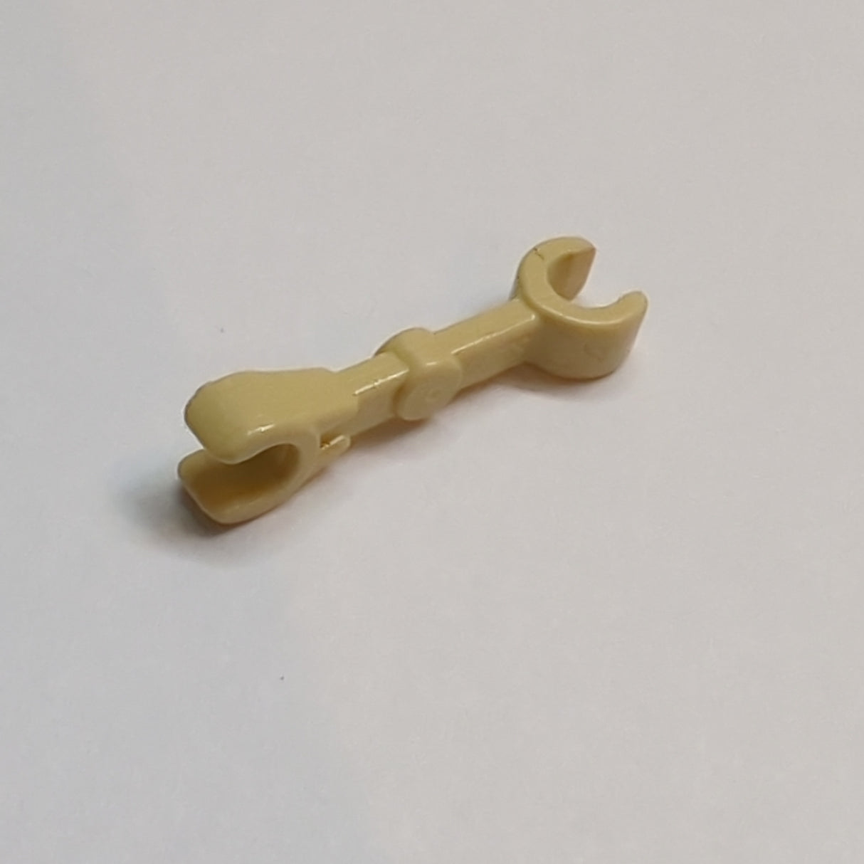 NEU Armmechanik, gerade mit Clips im 90-Grad-Winkel (vertikaler Griff) beige