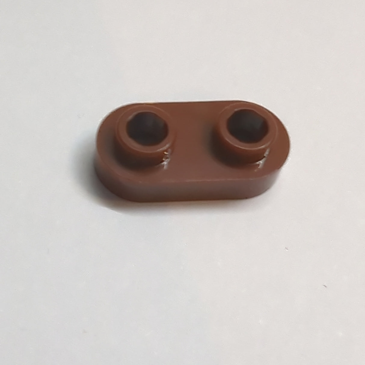 NEU Platte, rund 1 x 2 mit offenen Noppen neubraun