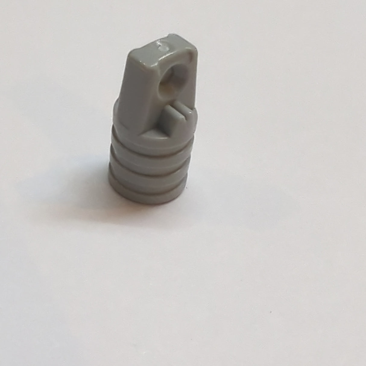 NEU Scharnier Zylinder 1 x 2 mit 1 Finger und Achsloch ohne Slots neuhellgrau