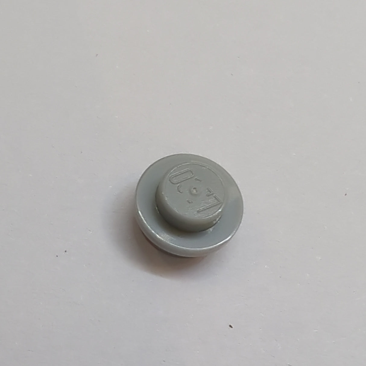 NEU Platte, Rund 1 x 1 neuhellgrau