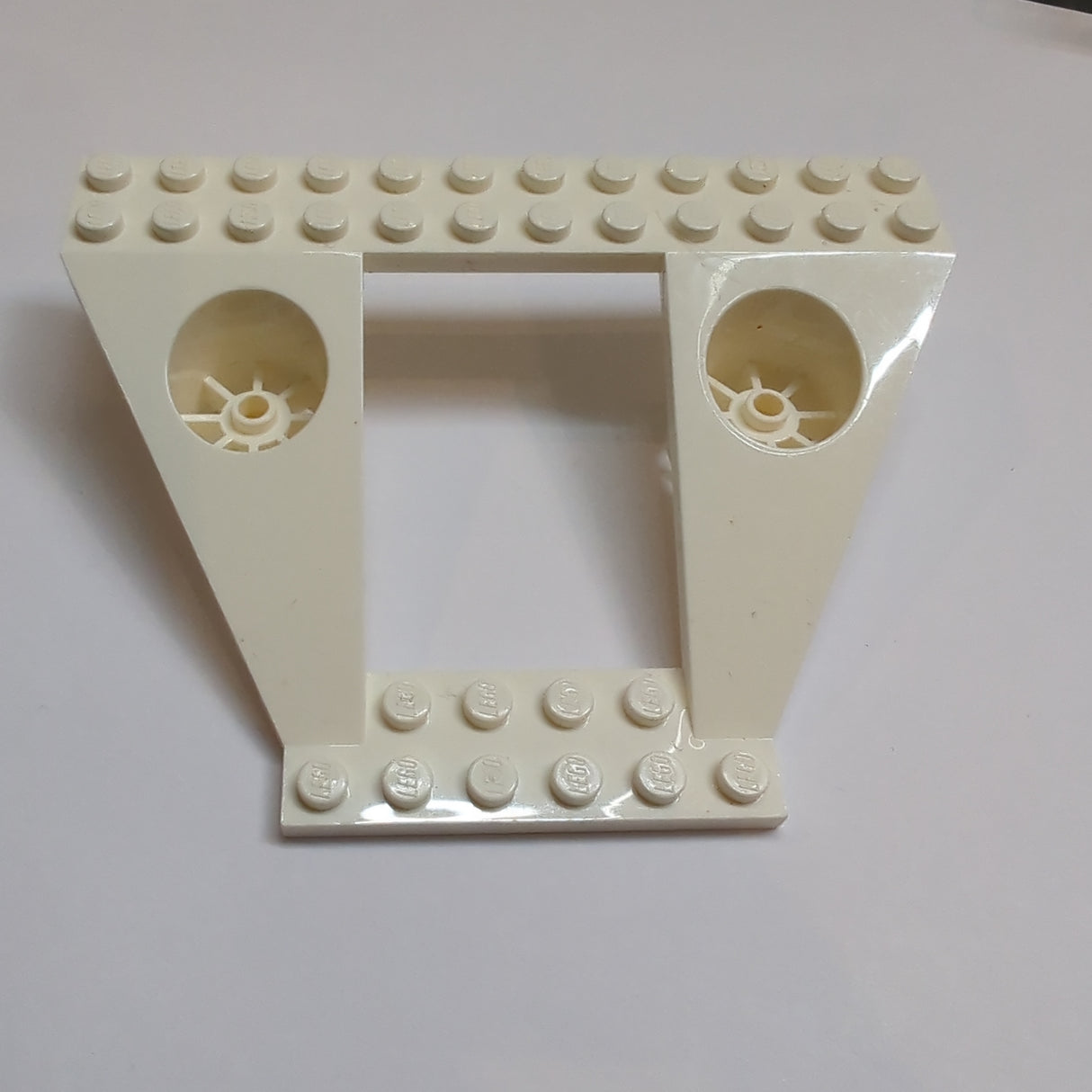 9x12x2 1/3 Flügelplatte mit Düsen weiss white